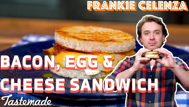 TASTEMADE - Bacon, Egg & Cheese Sandwich